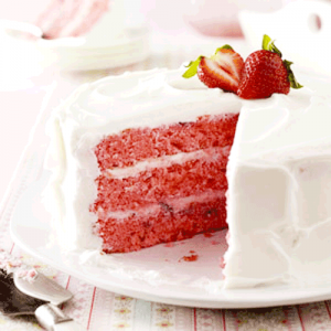 Simply Fabulous Catering Strawberry Cake